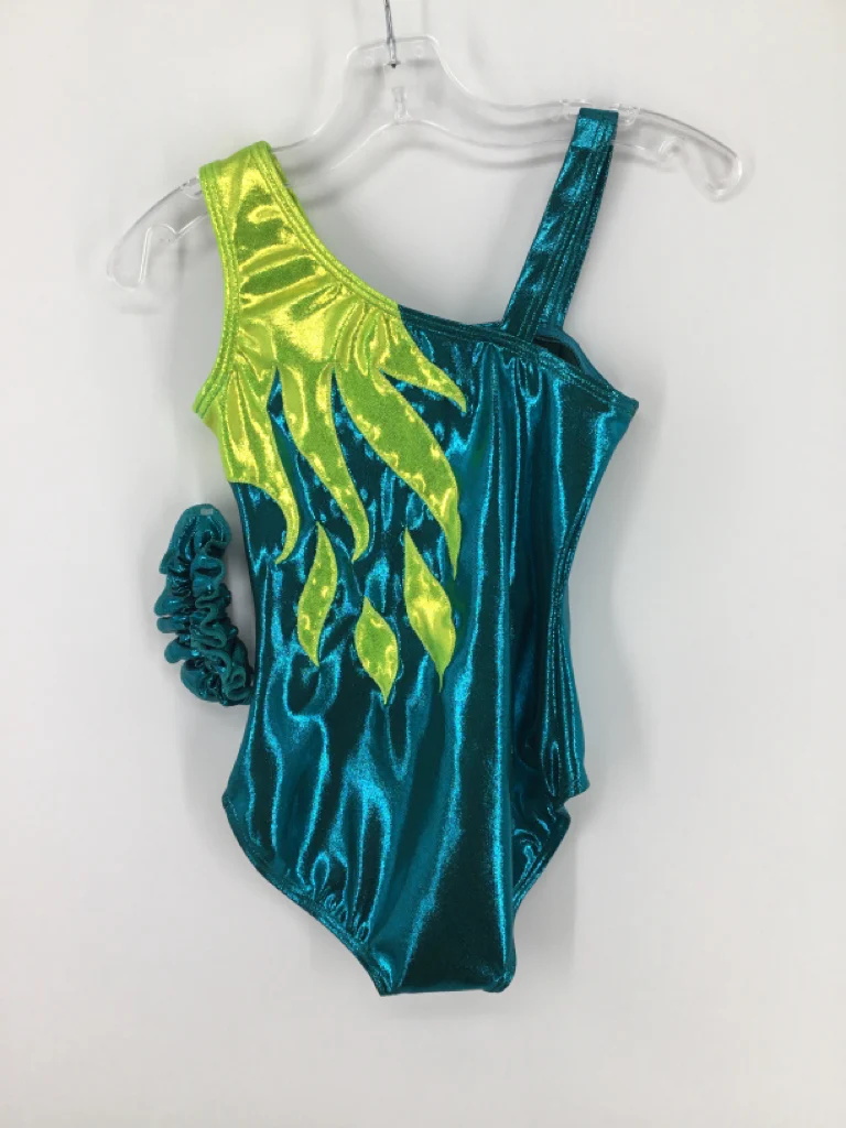 Balera Child Size 10 Teal Dance - girls - Image 2