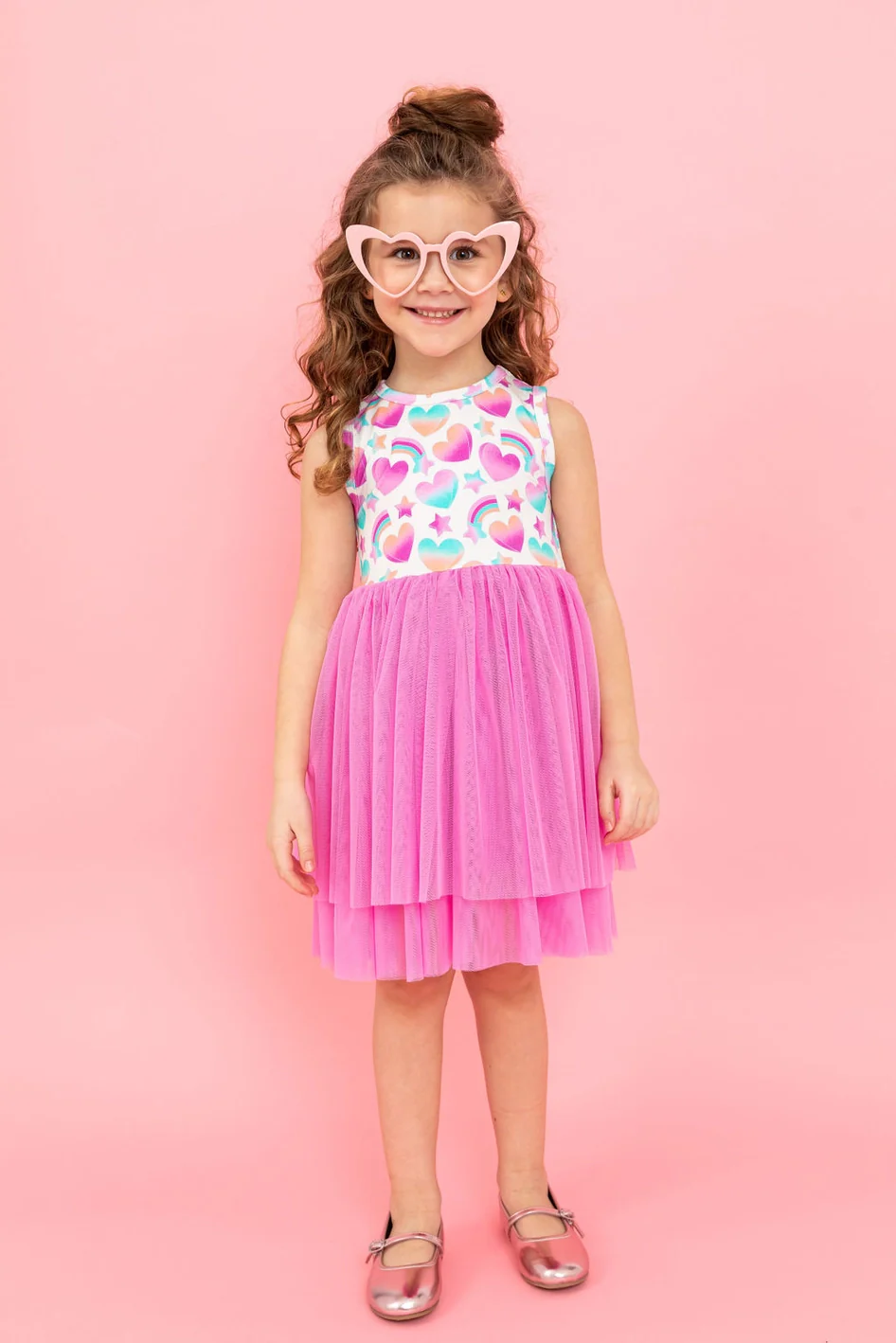 Bird & Bean Bamboo Tulle Dress - True Love - Image 2