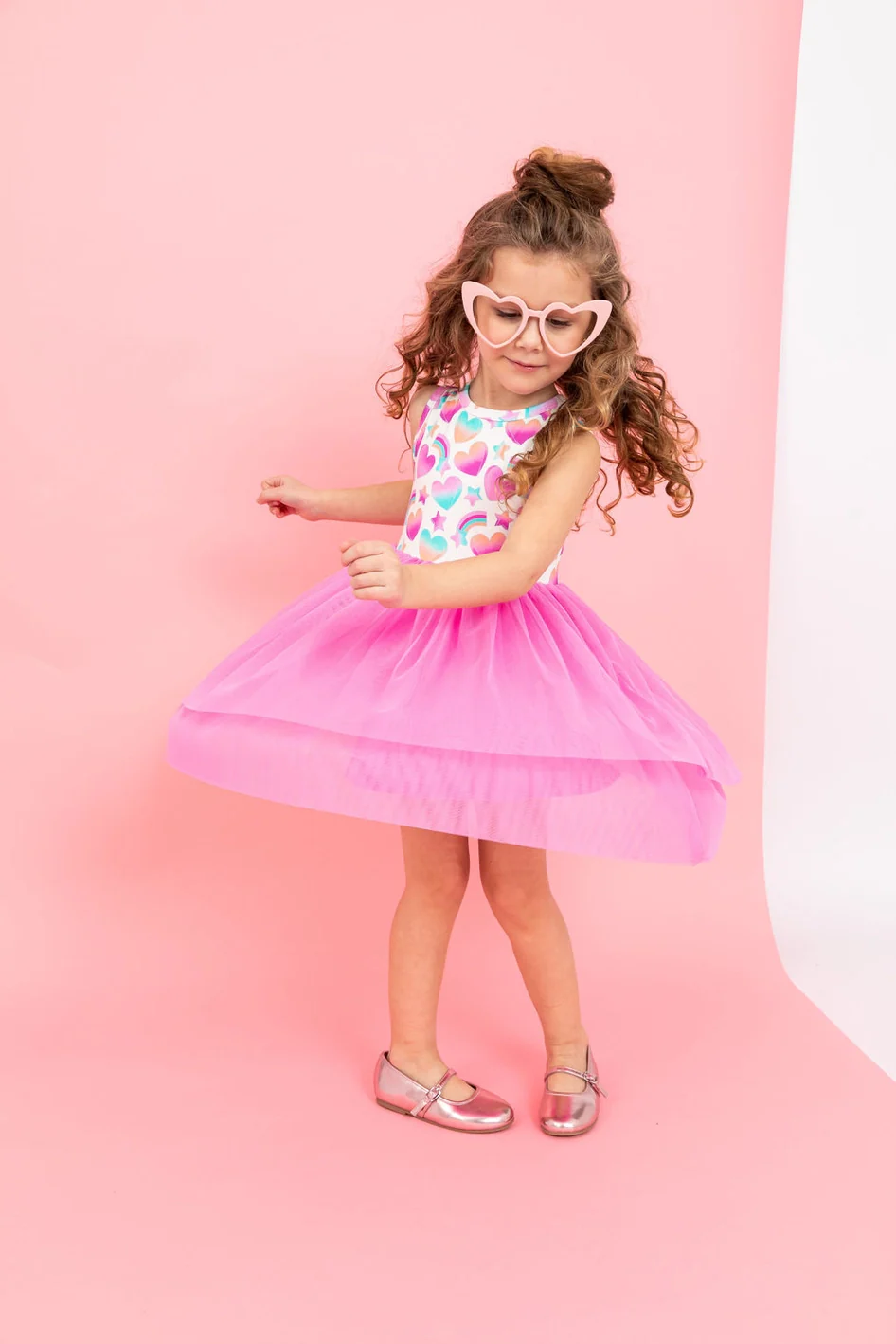 Bird & Bean Bamboo Tulle Dress - True Love - Image 3