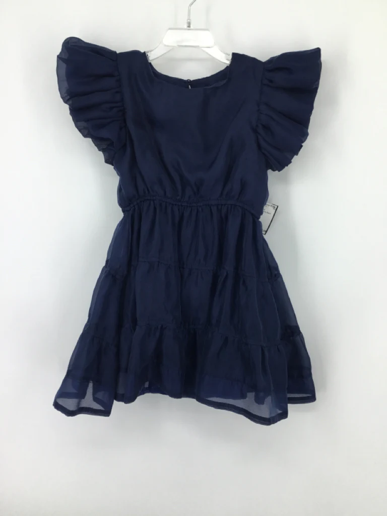 Bardot Junior Child Size 6 Navy Dress - girls