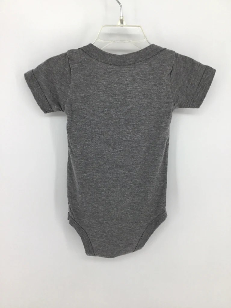 Bella Canvas Kids Child Size 12-18 Months Gray Onesie - Image 2