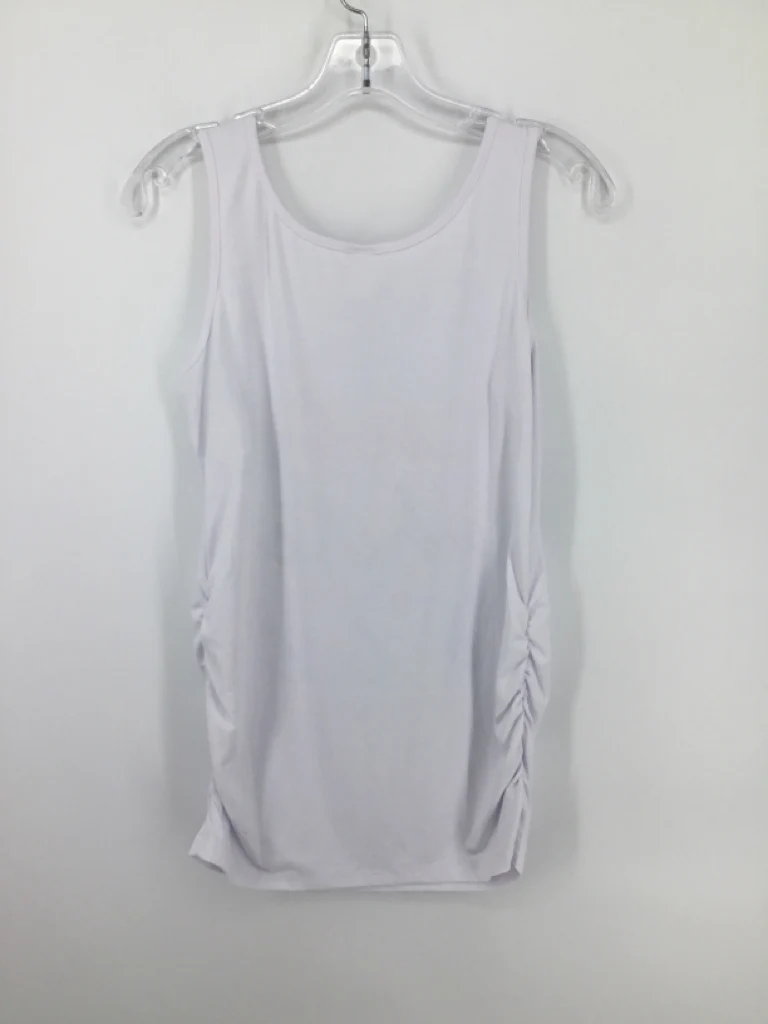 Belly Bundle Child Size S White Stars & Stripes Maternity Tank Top - Image 2