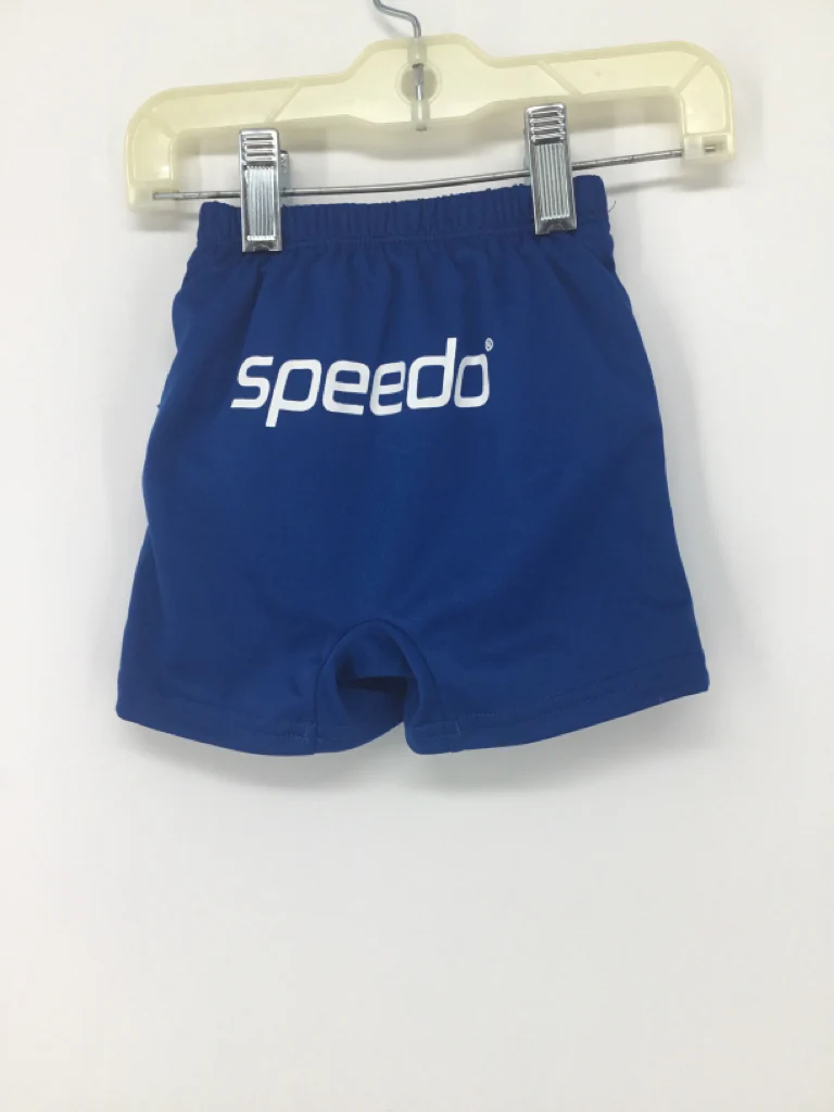 Block the Burn Child Size 3-6 Months Blue Solid Swimwear - boys - Image 2