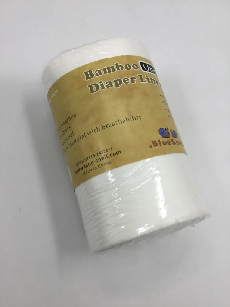 Blue Snail Bamboo Unscented Diaper Liners