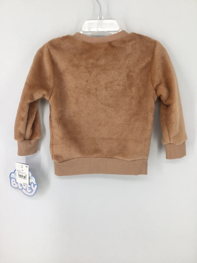 Bluey Child Size 12 Months Tan Christmas Sweatshirt - Image 3