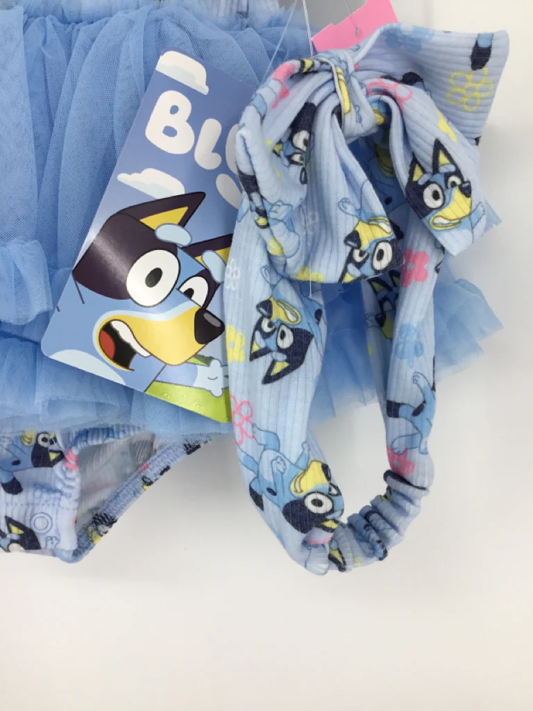 Bluey Child Size 3-6 Months Blue Outfit - girls - Image 2