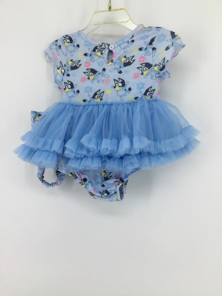 Bluey Child Size 3-6 Months Blue Outfit - girls - Image 3