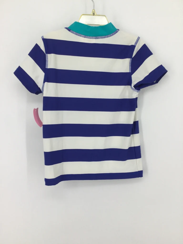 Boden Child Size 7 Blue Stripe Swimwear - boys - Image 2