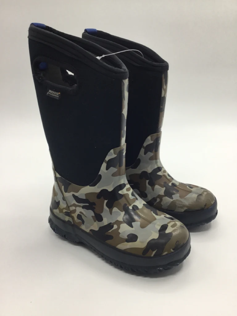 Bogs Child Size 12 Black Rain/Snow Boots