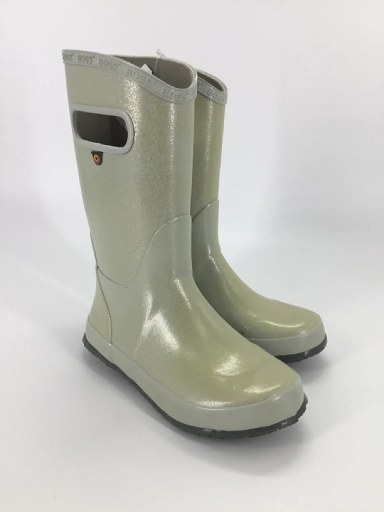 Bogs Child Size 3 Youth Gray Rain/Snow Boots