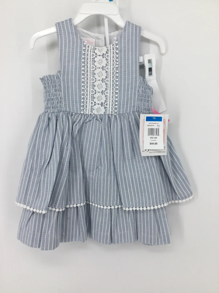 Bonnie Baby Child Size 24 Months Blue Dress - girls