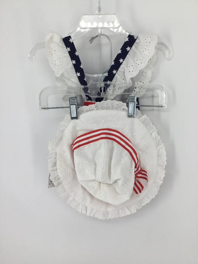 Bonnie Baby Child Size 6-9 Months Navy Stars & Stripes Outfit - Image 3