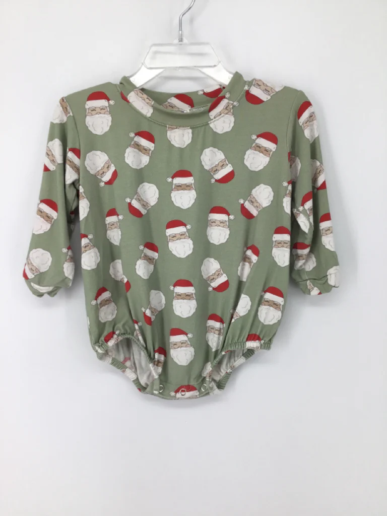 Larkspur Child Size 18-24 Months Green Christmas Outfit
