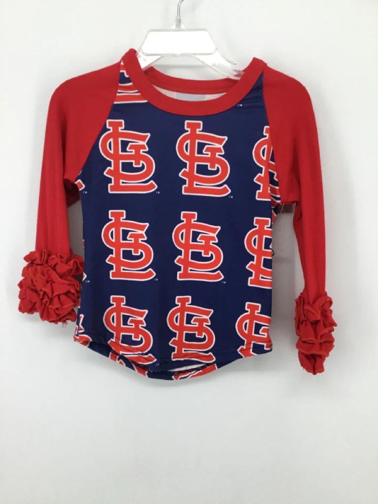 brandless Child Size 18 Months Red Shirt - girls