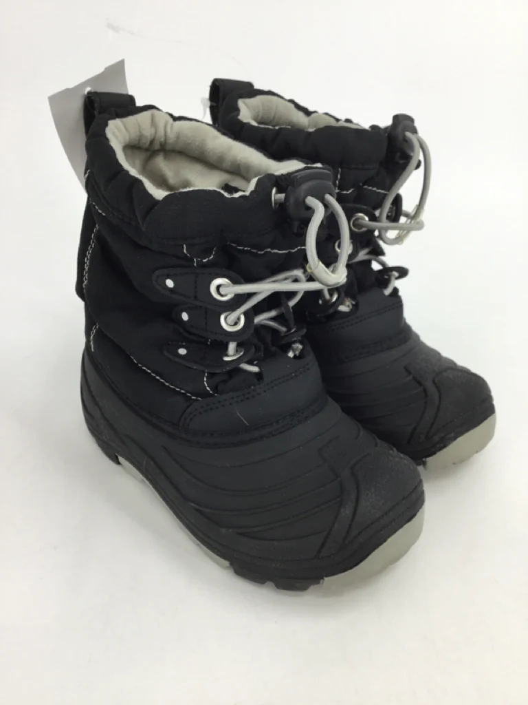 brandless Child Size 9 Toddler Black Rain/Snow Boots