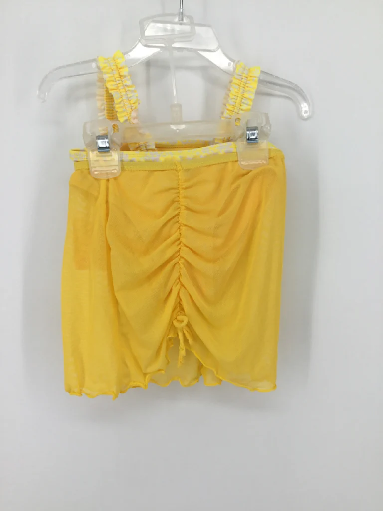 Breaking Waves Child Size 4 Yellow Swimwear - girls - Image 2
