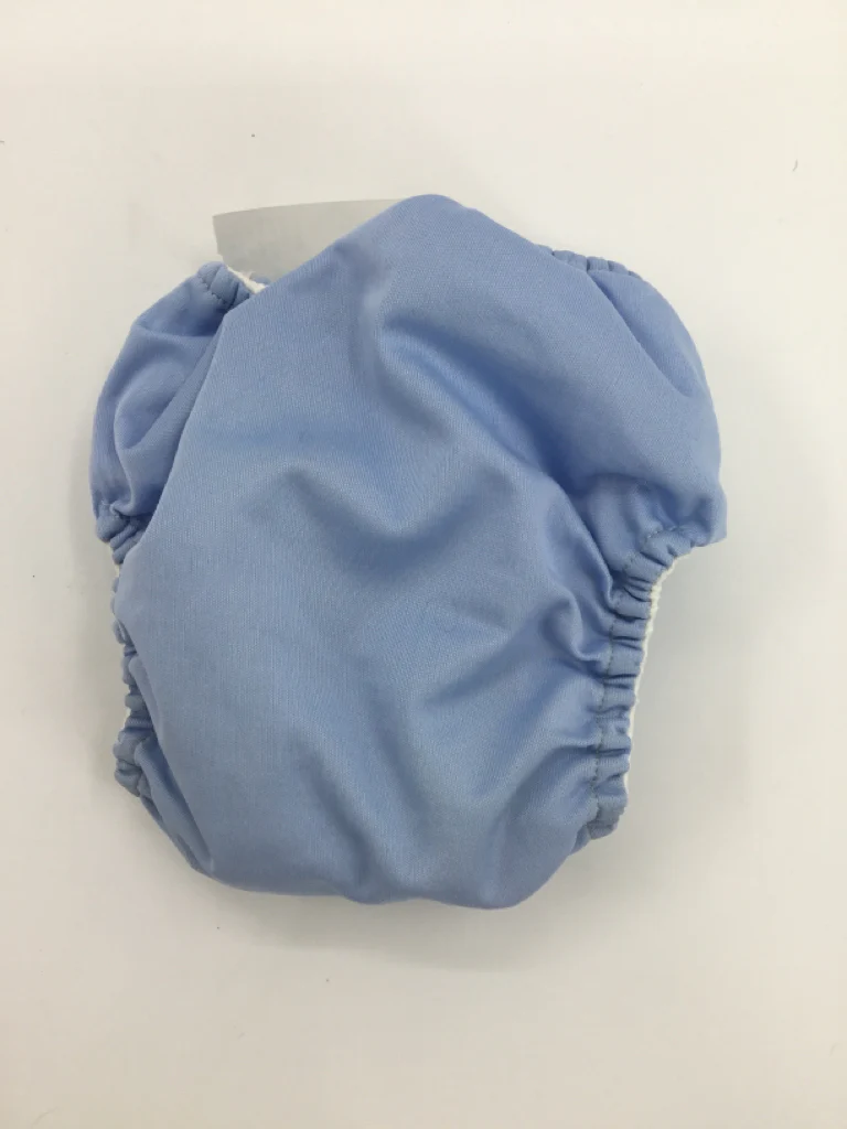 Bum Genius Child Size One Size Blue Solid Pocket Cloth Diaper - Image 2