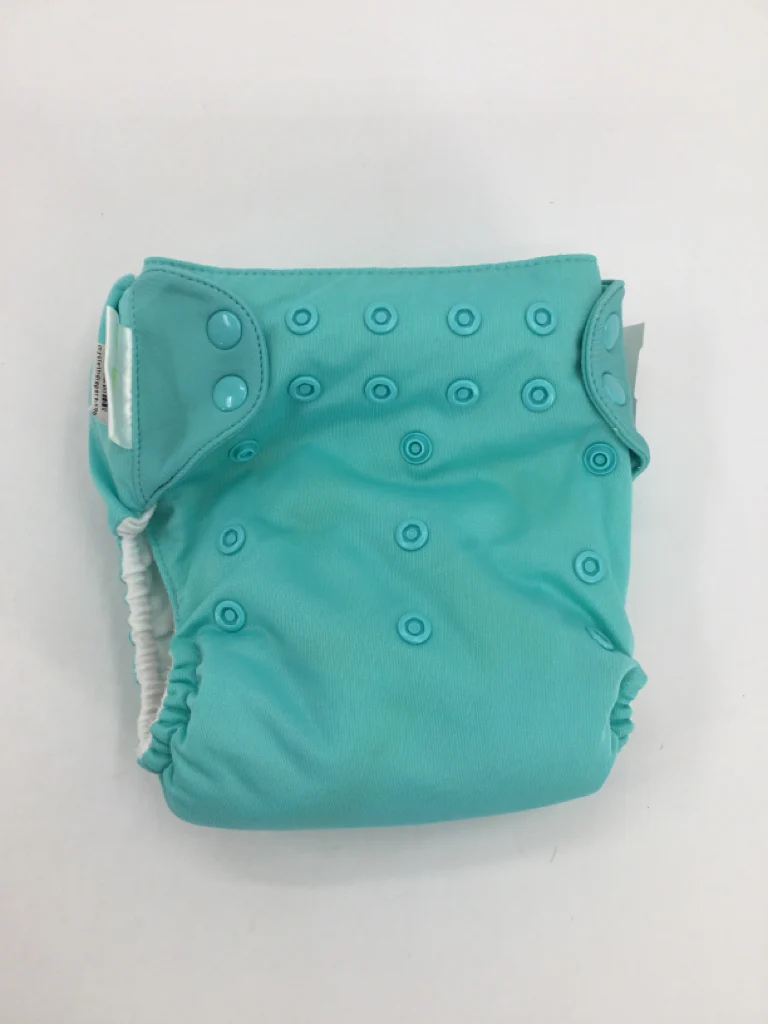 Bum Genius Child Size One Size Blue Solid Pocket Cloth Diaper