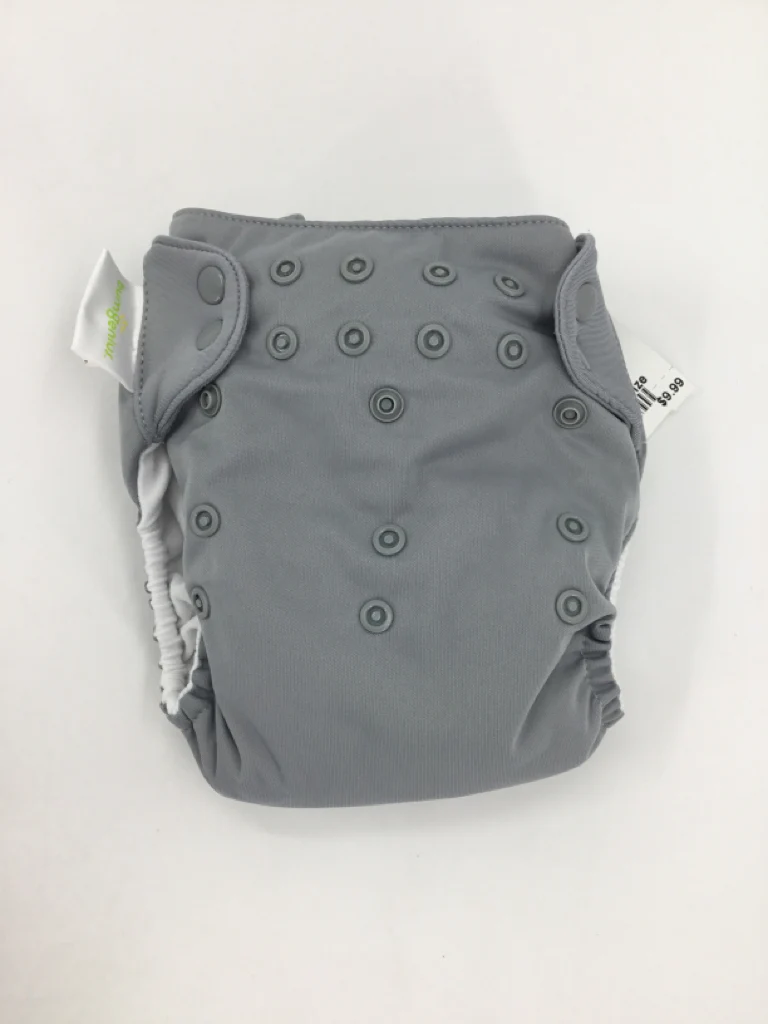 Bum Genius Child Size One Size Gray Solid Pocket Cloth Diaper