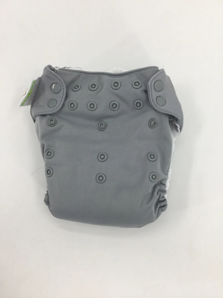 Bum Genius Child Size One Size Gray Solid Pocket Cloth Diaper