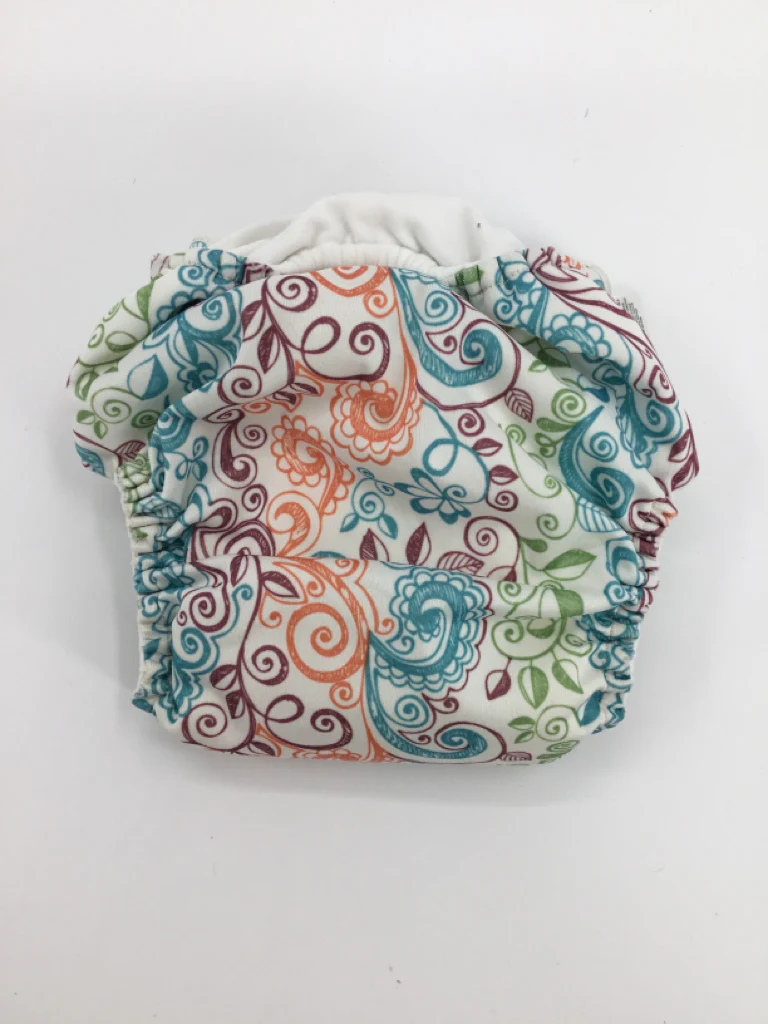 Bum Genius Child Size One Size Multi-Color Floral Pocket Cloth Diaper - Image 2