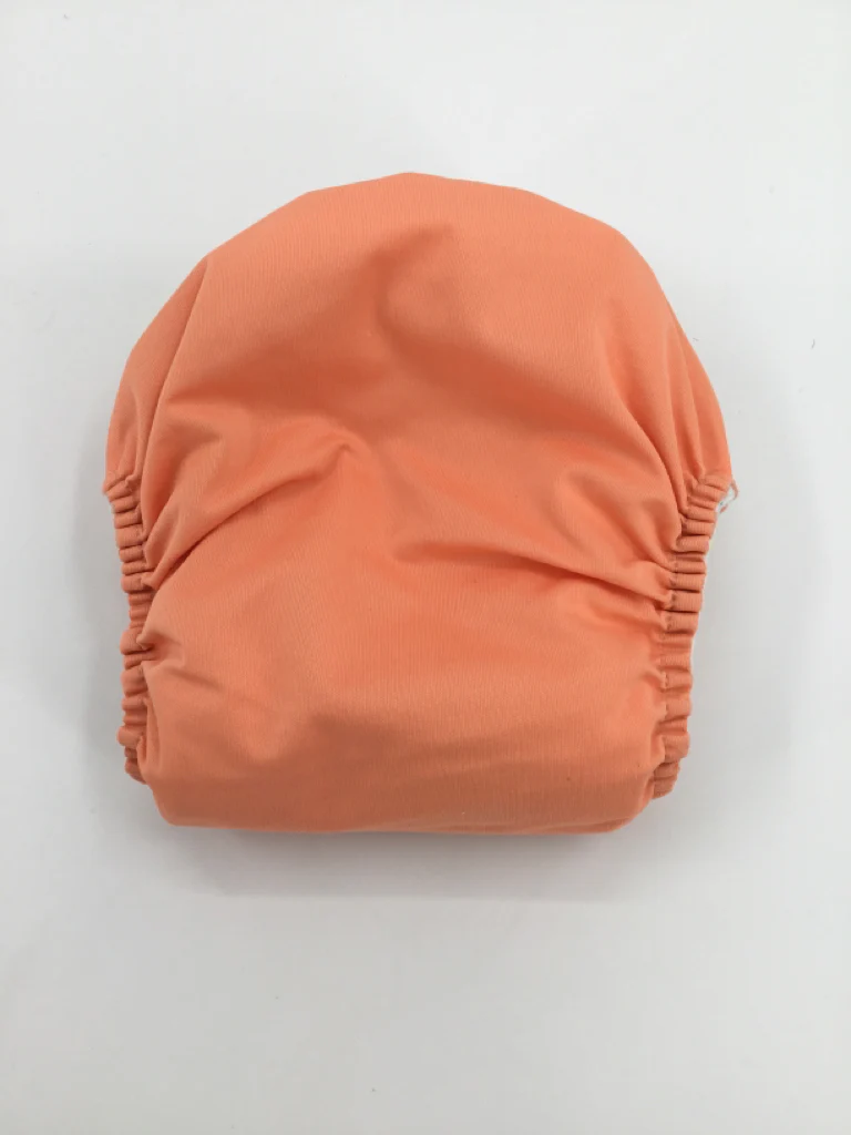 Bum Genius Child Size One Size Orange Solid Pocket Cloth Diaper - Image 2