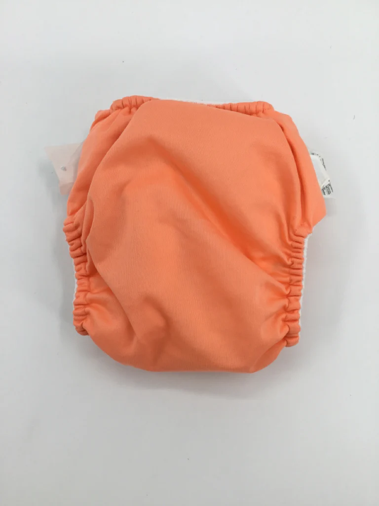 Bum Genius Child Size One Size Orange Solid Pocket Cloth Diaper - Image 2