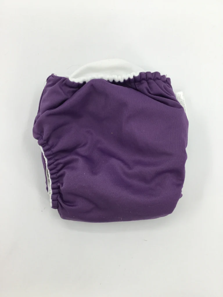 Bum Genius Child Size One Size Purple Solid Pocket Cloth Diaper - Image 2