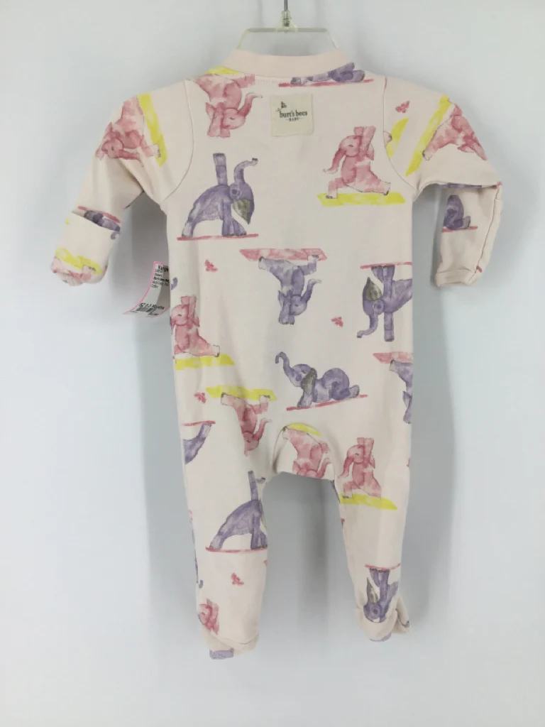Burt's Bees Baby Child Size 0-3 Months Multi-Color Sleepers - Image 2