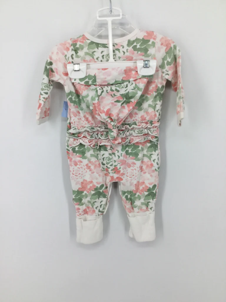 Burt's Bees Baby Child Size 3-6 Months Pink Outfit - girls - Image 2