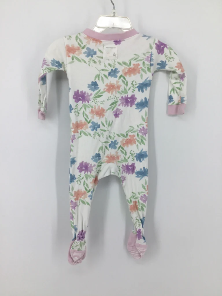 Burt's Bees Baby Child Size 3-6 Months Purple Sleepers - Image 2