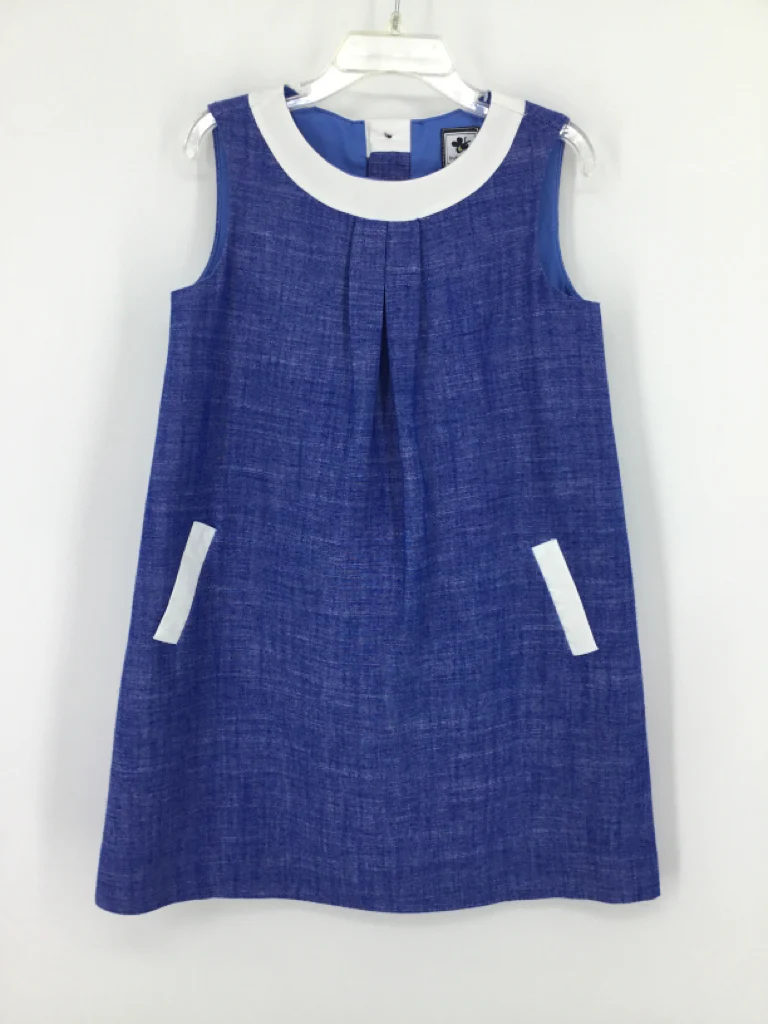 Busy Bees Child Size 6 Blue Dress - girls
