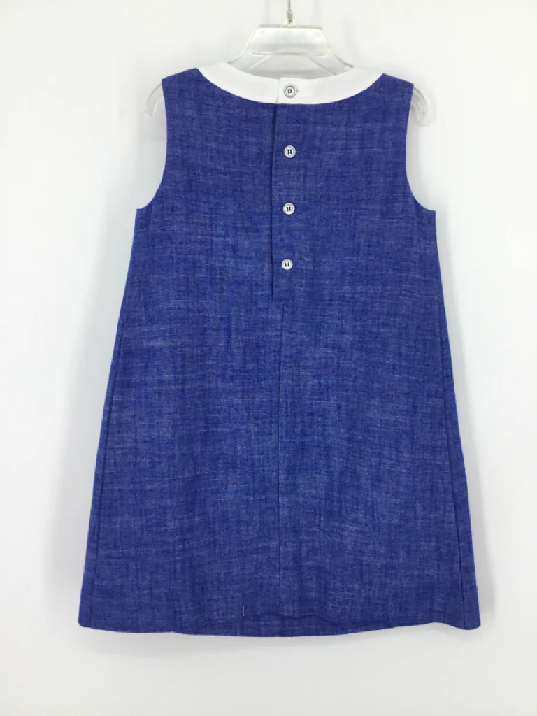 Busy Bees Child Size 6 Blue Dress - girls - Image 2