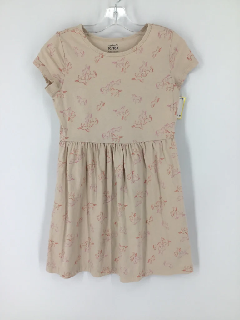 Carter's Child Size 10 Tan Dress - girls