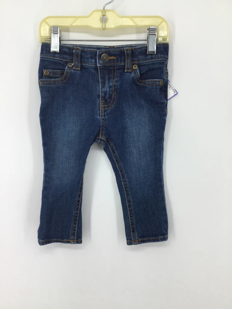 Carter's Child Size 12 Months Blue Solid Jeans - boys