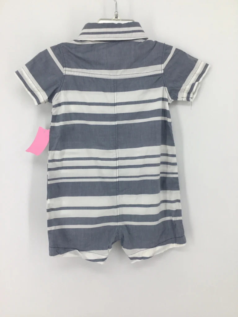 Carter's Child Size 12 Months Blue Stripe Outfit - boys - Image 2