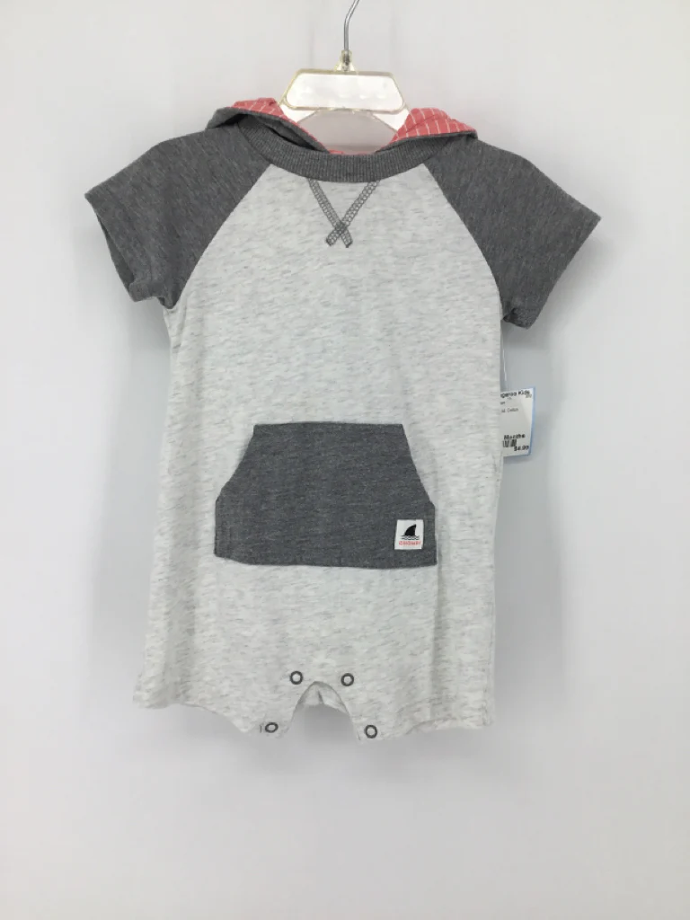 Carter's Child Size 12 Months Gray Solid Outfit - boys