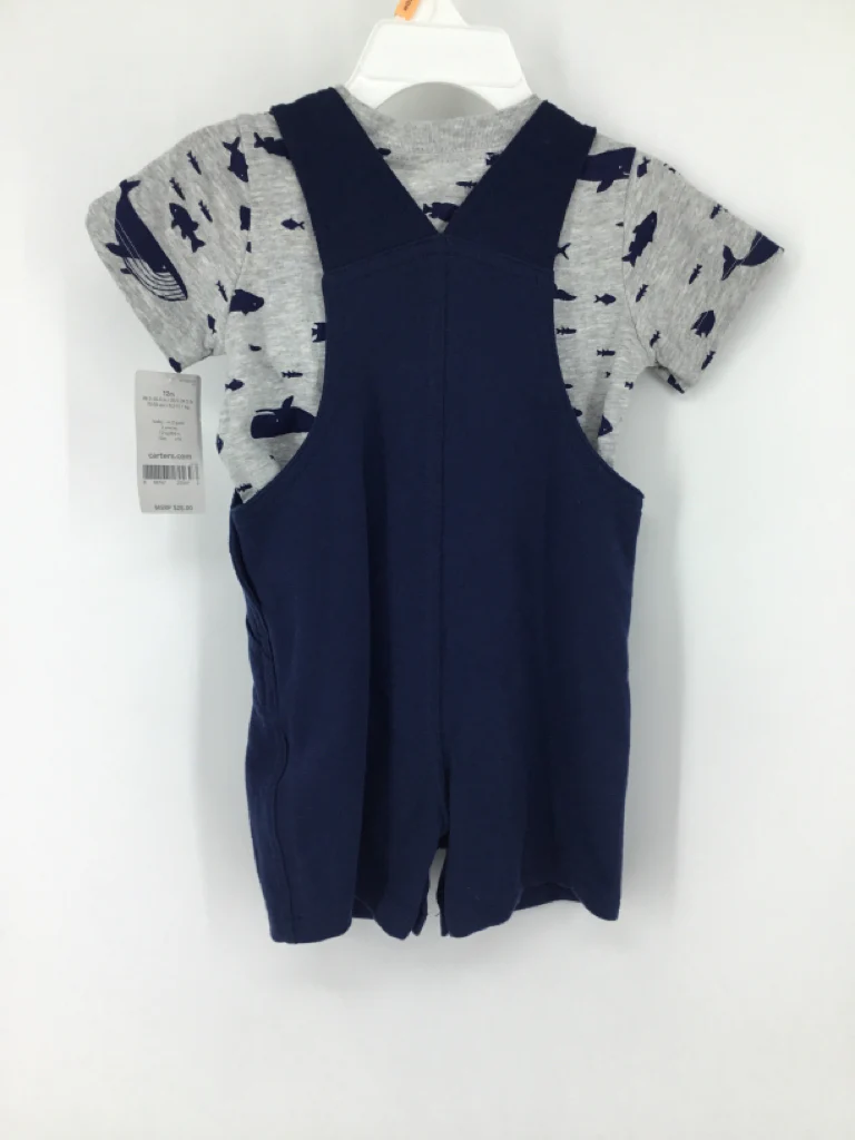 Carter's Child Size 12 Months Navy Solid Outfit - boys - Image 3