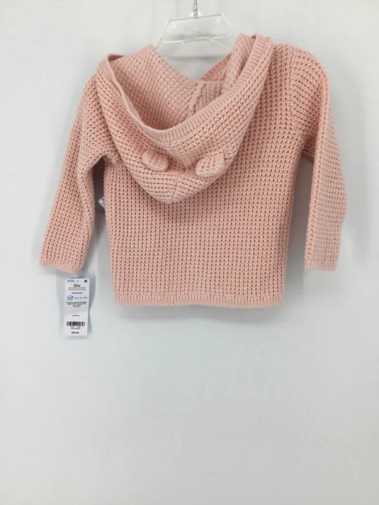 Carter's Child Size 12 Months Pink Sweater - girls - Image 3