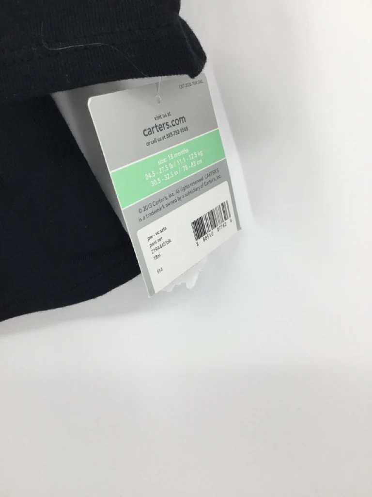 Carter's Child Size 18 Months Black Shirt - girls - Image 2