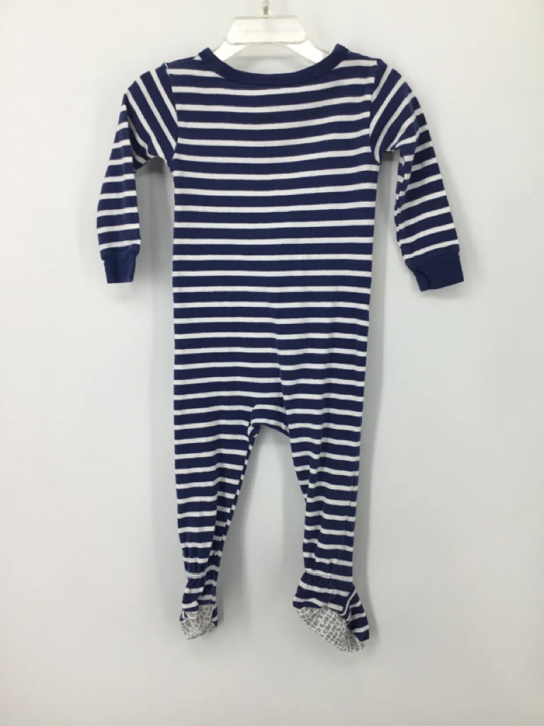 Carter's Child Size 18 Months Navy Sleepers - Image 2