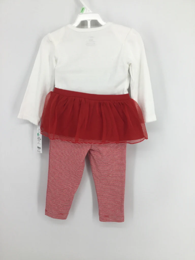Carter's Child Size 18 Months Red Christmas Outfit - Image 2