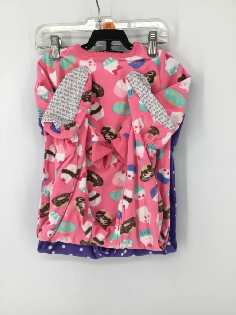 Carter's Child Size 2 Purple Sleepers - Image 2