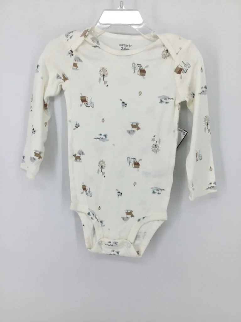 Carter's Child Size 24 Months White Onesie