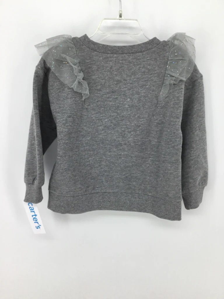 Carter's Child Size 3 Gray Sweatshirt - girls - Image 3