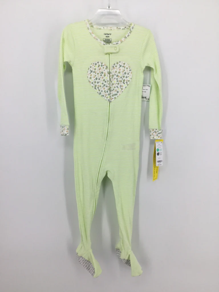 Carter's Child Size 3 Green Sleepers