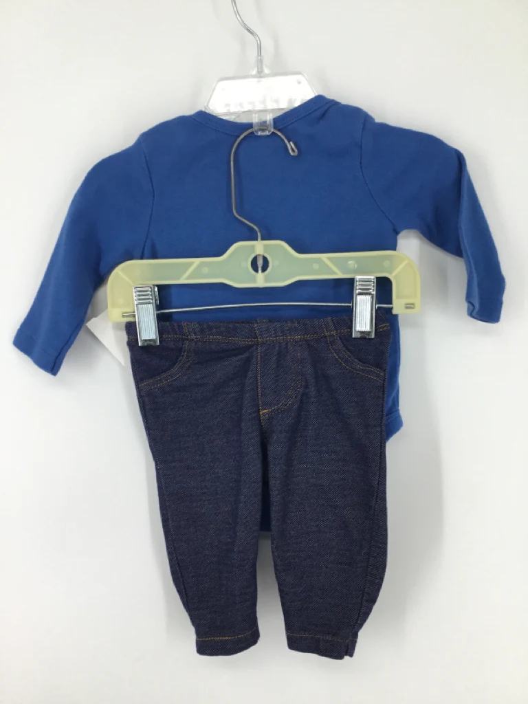 Carter's Child Size 3 Months Blue Hanukkah Outfit - Image 2