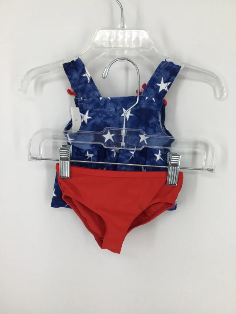 Carter's Child Size 3 Months Blue Stars & Stripes Swimwear - Image 2