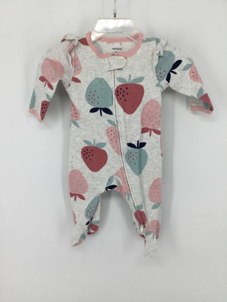 Carter's Child Size 3 Months Gray Sleepers