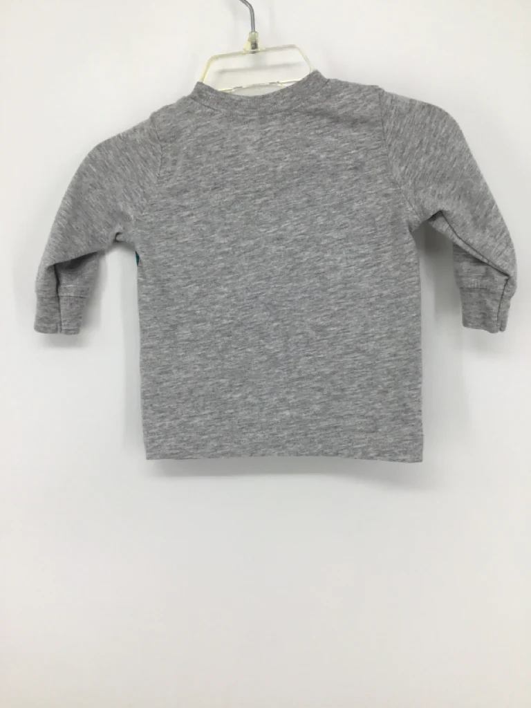 Carter's Child Size 3 Months Gray Valentine's Day T-Shirt - Image 2